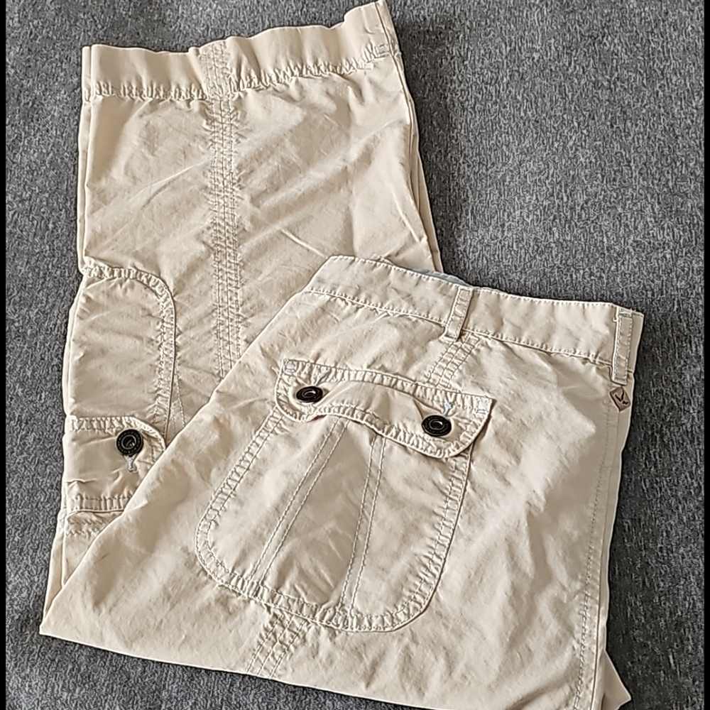 Prana Cargo Capri Outdoor Pants Suze 8